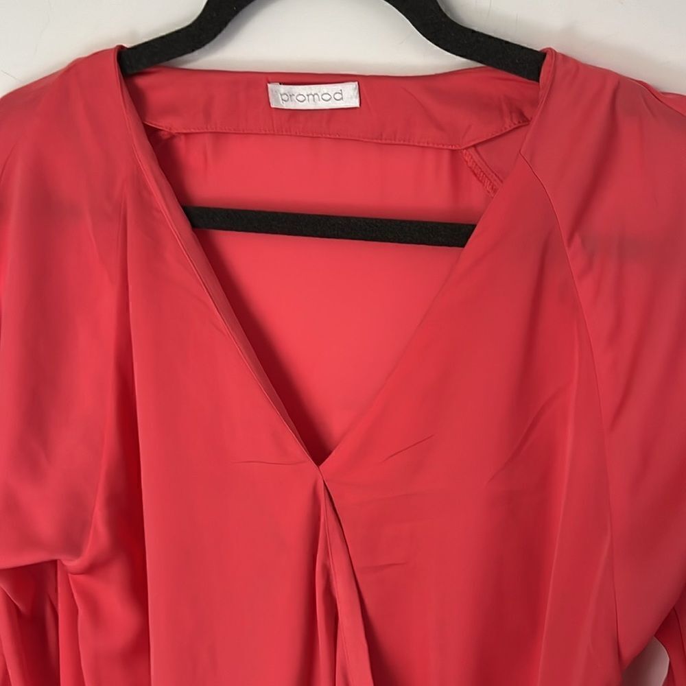 Promod beautiful blouse orange M - Picture 2 of 7